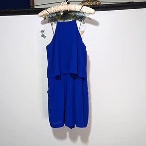 Express Women's Romper shorts. Blue. Size 4.